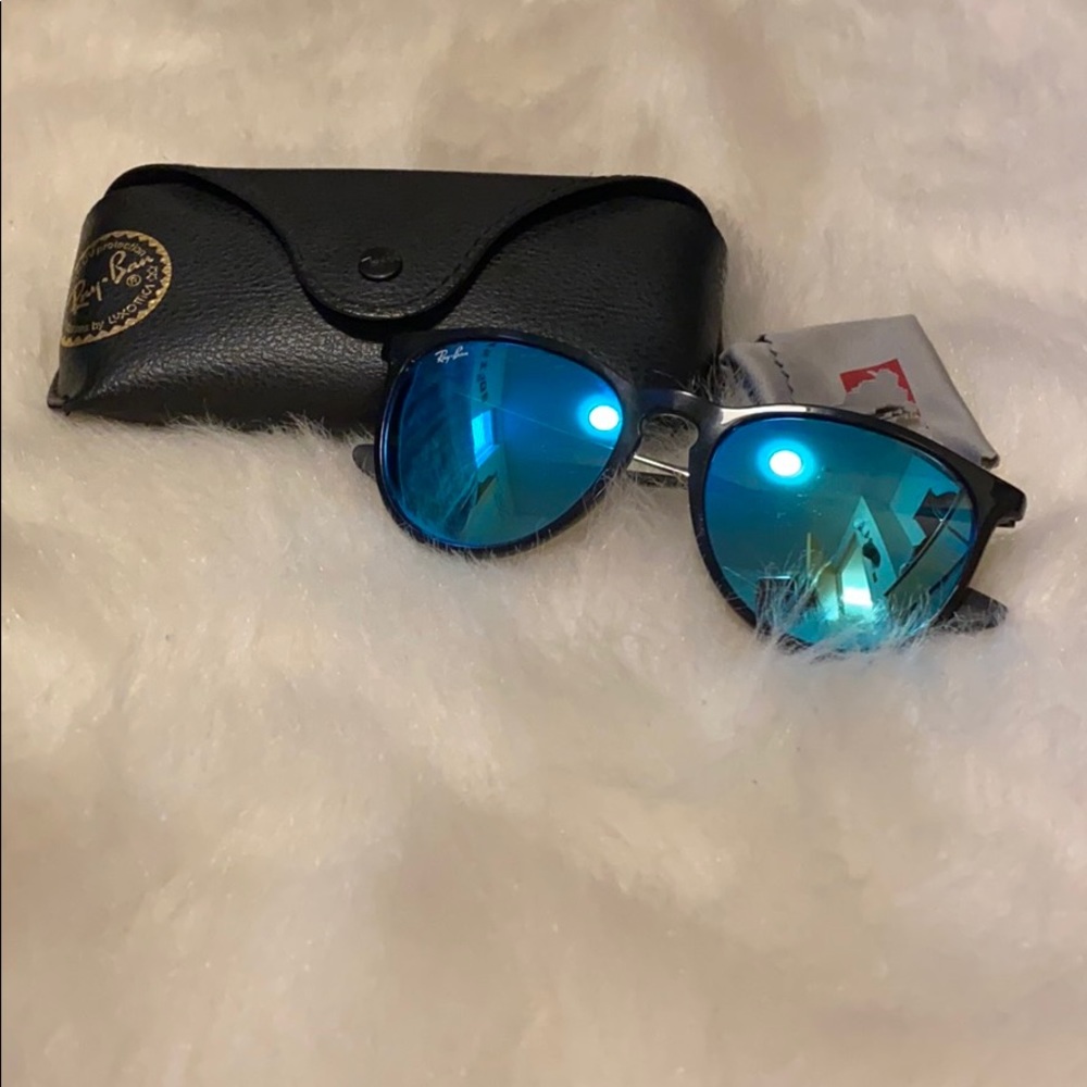 Ray-ban Erika sunglasses with blue mirror lenses